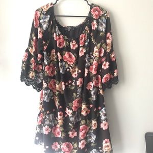 Vibe Sportswear Floral Tunic Size 2X